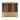 Antique Oak Wood Executive Three-Section Bookcase Wall with Rolling Ladder