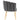Luxurious Channel Tufted Velvet Armchair Modern Dining Chair Accent Seating