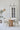 Nordic Wabi Sabi Concrete Recycled Pine Dining Table - Vintage Heritage Design