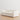 Chic Slim Arm Sleeper Sofa, White Linen Upholstery, Solid Wood Base