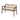 Modern Outdoor Oak Rattan Sofa Bench for Patio Garden Deck Seating