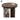 Luxury Calacatta White Natural Marble Side Table, Modern Living Room Decor