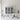 Elegant Japandi Recycled Pine Glass Display Cabinet for Living Room Storage