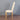 Elegant French Vintage Solid Oak Dining Chair with High Back Fabric Upholstery