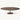 Elegant Oval Dining Table, Solid Wood Veneer, Custom Sizes, Modern Farmhouse Style