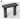 Elegant Black Nero Margina Marble Console Table for Modern Home Entryway Decor