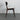 Contemporary Solid Oak Walnut Finish Dining Chair with Plush Boucle Upholstery