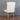 Luxurious French Wingback Linen Tufted Dining Chair, Solid Oak Frame