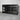 Elegant Black Oak Wood Sideboard: Glass Doors, Versatile Living Room Storage