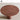 Elegant Red Travertine Round Dining Table with Conical Stone Base Furniture