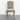 Elegant French Country Linen Upholstered Carved Oak Dining Chair Antique Style