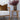 Luxurious Oak Wood Frame White Linen Modern Accent Armchair for Living Room