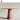 Elegant Red Travertine Round Dining Table with Conical Stone Base Furniture