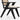 Chic Black Oak Cane Rattan Dining Chair with Upholstered Armrests