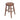 Rustic Oak Farmhouse Round Seat Backless Bar Stool for Kitchen Counter