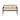 Modern Outdoor Oak Rattan Sofa Bench for Patio Garden Deck Seating
