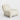 Modern White Boucle Upholstered Lounge Recliner Chair for Living Room