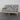 Chic French Solid Oak 2-Seat Upholstered Linen Sofa for Events & Home