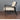 Elegant Black Suede Upholstered Accent Armchair with Solid Oak Wood Frame