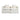 Elegant Modern White Slipcover Three-Seat Sofa Couch Set for Living Room