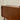 Florence Knoll Model 116 Teak Wood Sideboard with Black Leather Handles
