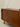 Florence Knoll Model 116 Teak Wood Sideboard with Black Leather Handles