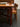Vintage 1960s Italian Solid Wood Dining Table with Structural Legs, Mid-Century Modern Design