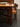 1960s Italian Mid-Century Modern Solid Wood Dining Table with Structured Legs