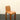 Vintage Italian Molteni & C Cognac Leather Walnut Frame Dining Chair