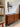 Florence Knoll Model 116 Teak Wood Sideboard with Black Leather Handles