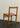 Italian Ibisco Dining Chair: Mid-Century Wood, Cognac Leather, Bamboo-Inspired Design