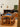 Andre Sornay Mid-Century Modern Dining Table with Dark Gray Wood Top