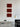 Kvadrat Tonus4 Reddish Brown Fabric Wall Art Panel, Solid Wood Frame
