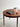 Vintage Danish Round Mahogany Wood Coffee Table, Mid-Century Modern Design