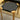 Artek Fan Leg Coffee Table Stool - Black Leather Mid-Century Design