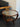 Exquisite Italian 1950s Teak Round Coffee Table - Vintage Mid-Century Design
