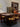 Vintage 1970s Martin Visser Rosewood Dining Table with Four Leather Chairs