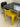 Iconic 1970s Mid-Century Modern Yellow Fiberglass Dining Accent Chair