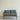 Danish Kai Kristiansen Teak Two-Seater Sofa Armchair, Vintage Fabric Upholstery