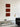 Kvadrat Tonus4 Reddish Brown Fabric Wall Art Panel, Solid Wood Frame