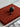 Kvadrat Tonus4 Reddish Brown Fabric Wall Art Panel, Solid Wood Frame