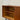 Florence Knoll Model 116 Teak Wood Sideboard with Black Leather Handles