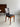 Authentic Indecasa Spanish Mid-Century Cherry Wood Leather Dining Chair