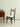 Elegant Mid-Century Italian Beechwood Fabric Dining Chair Vintage Seating