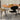 Elegant Fritz Hansen Superellipse Dining Table, 1-Meter, Wood Top, Metal Legs