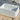 Seraffinu Carrara Marble Sink with Ribbed Sides