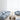Home Furnishing Single Sofa Blue Italian Minimalist Living Room Fabric Folding Lazy Backrest Adjustable